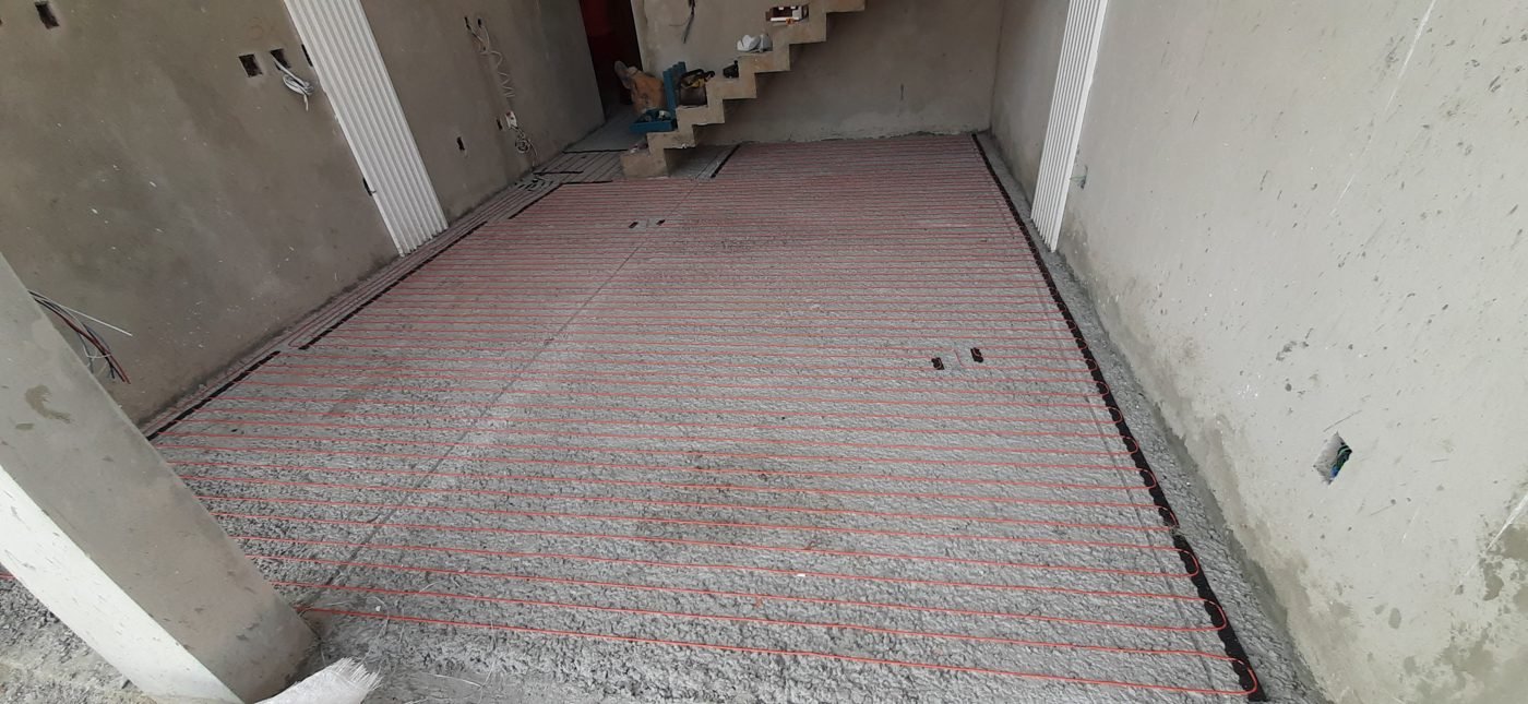 Piso aquecido instalado pela Hupalo e Sarturi